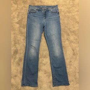 Old Navy mid-rise boot cut jeans